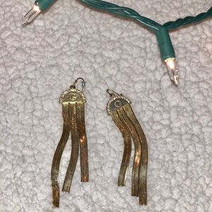 Gold Diamond Earrings